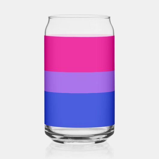 Bi Pride Blikvorm Glas (Links)