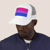Bi Pride Bold Hoed Trucker Pet (In situ)
