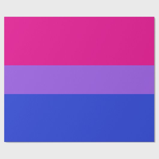 BI Pride Celebration Wrapping Paper Cadeaupapier (Vlak)