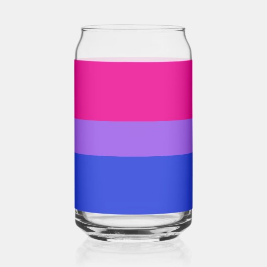 Bi Pride Cheers Blikvorm Glas (Voorkant)