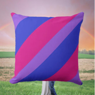 Bi Pride Diagonal Kussen
