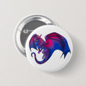 Bi Pride Dragon Ronde Button 5,7 Cm (Voorkant /achterkant)