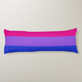 Bi Pride Dubbelzijdige Kunst Lichaamskussen (Achterkant)