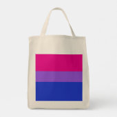 Bi Pride Eco Boodschaptas Tote Bag (Achterkant)