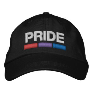 Bi Pride Embroide Baseball Pet