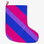 Bi Pride-feestdag Grote Kerstsok (Voorkant)
