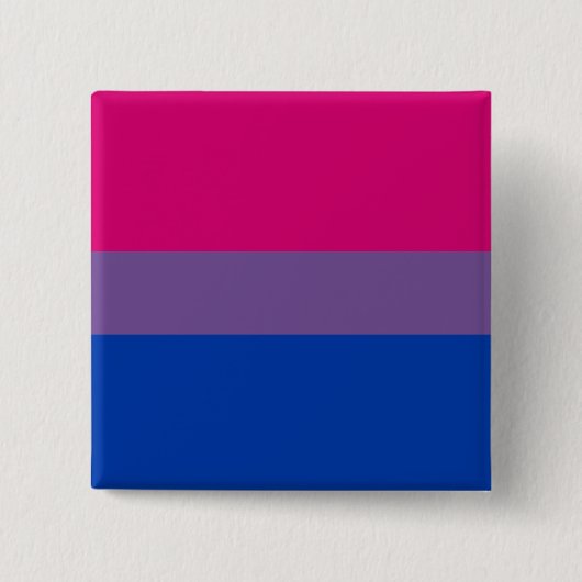 Bi Pride Flag Button (Square) (Voorkant)