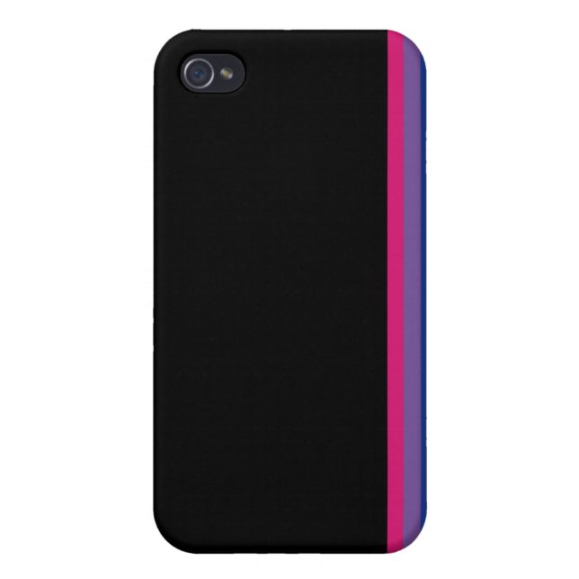 Bi Pride Flag iPhone 4/4S hoesje (verticale streep (Achterkant)