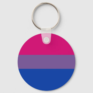 Bi Pride Flag Sleutelhanger (Klassiek)