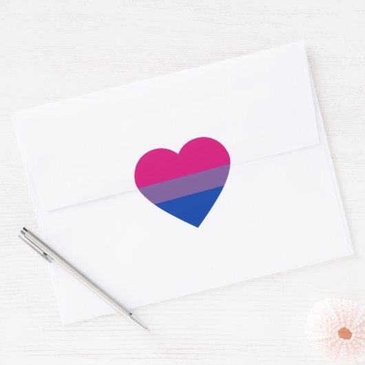 Bi Pride Flag Sticker Sheets (Hart) (Envelop)