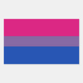 BI Pride Flag Sticker Sheets (Rechthoek) (Voorkant)