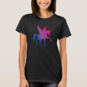 Bi Pride Flag Unicorn Bisexual Premium T-shirt (Voorkant)