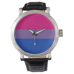 Bi Pride Flag Watch Horloge