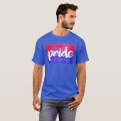 Bi Pride Geschilderde T-shirt (Voorkant volledig)