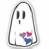 Bi Pride Ghost Sticker (Voorkant)
