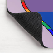 Bi Pride Heart Muismat (Hoek)