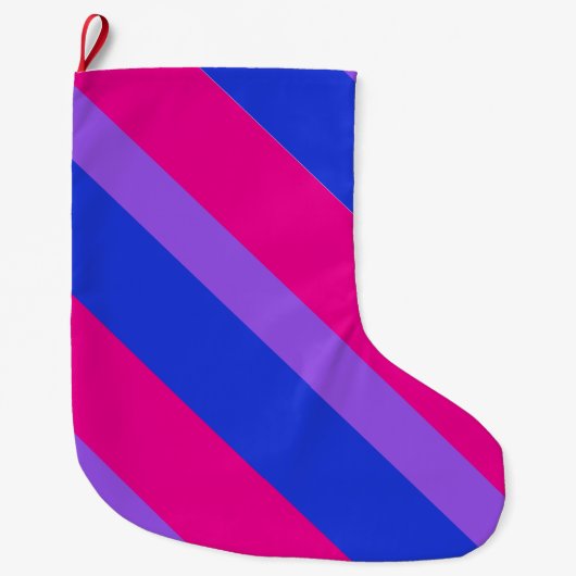 Bi Pride Holiday Grote Kerstsok (Voorkant)