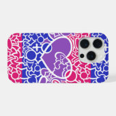 Bi Pride Kriebels iPhone Hoesje (Achterkant horizontaal)
