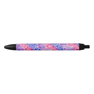 Bi Pride Kriebels Zwarte Inkt Pen