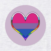 Bi Pride-labels Labels (Design 2)