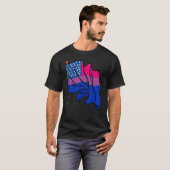 Bi Pride Month Us Flag Bisexual Flag Queer Lgbtq B T-shirt (Voorkant volledig)