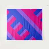 Bi Pride Muur Wandkleed (Voorkant (horizontaal))