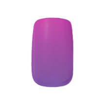 Bi Pride Smudge Nail Art