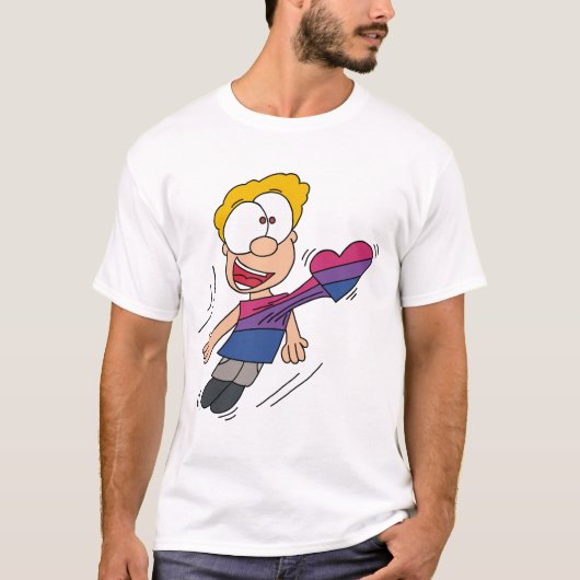Bi Pride T-shirt (Voorkant)