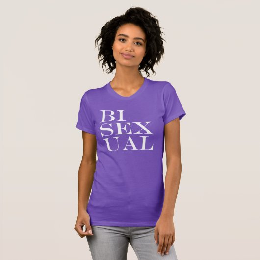 Bi Pride T-shirt (Voorkant volledig)