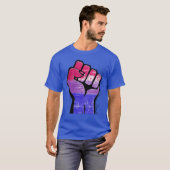 Bi Pride Verzet T-shirt (Voorkant volledig)