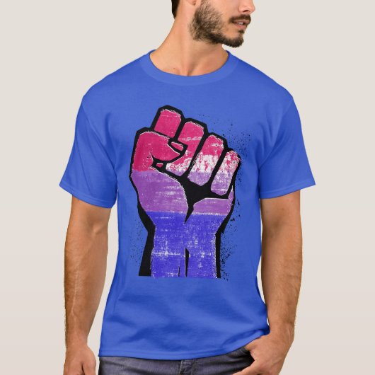 Bi Pride Verzet T-shirt (Voorkant)