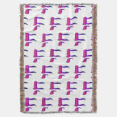 Bi Pride-vlag Chai Deken (Voorkant Verticaal)