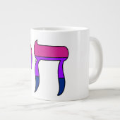 Bi Pride-vlag Chai Grote Koffiekop (Voorkant rechts)