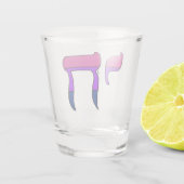 Bi Pride-vlag Chai Shot Glas (Achterkant)