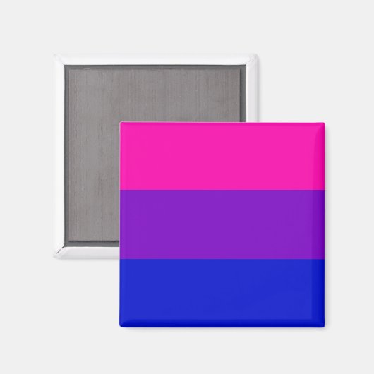 Bi pride vlag magneet (Voorkant / Achterkant)