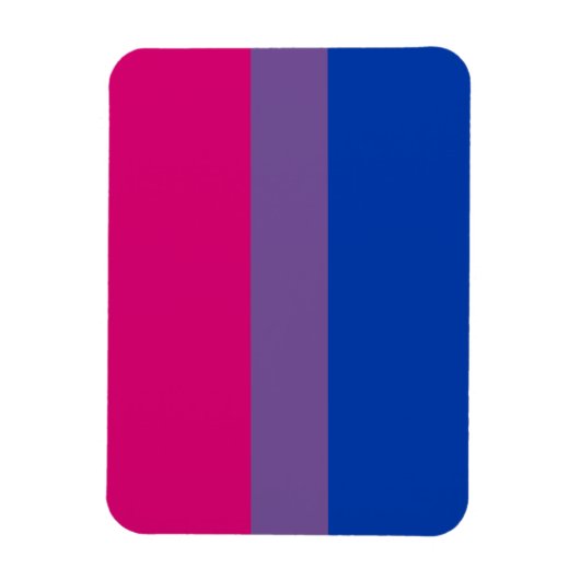 Bi Pride Vlag Magneet (Premium) (Verticaal)