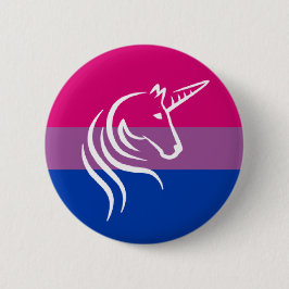 Bi+ Pride vlag Unicorn grafische Button