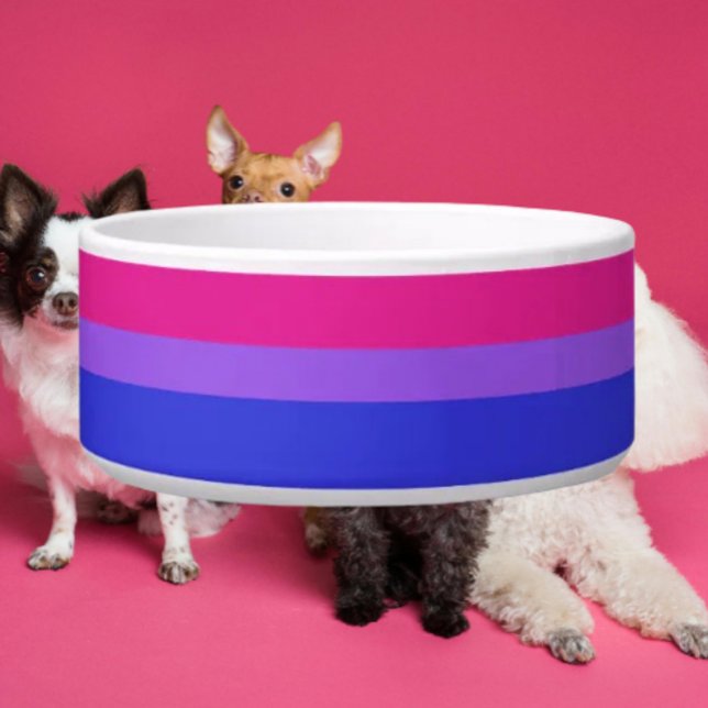 Bi Pride Voerbak Voerbakje (Creator heeft geüpload)
