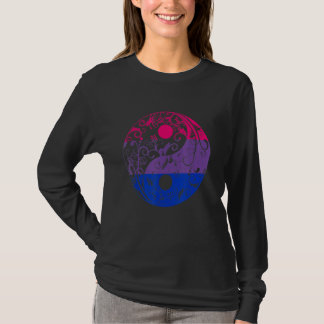 Bi Pride Yin Yang Bisexual Bisexuality Bisexual Pr T-shirt
