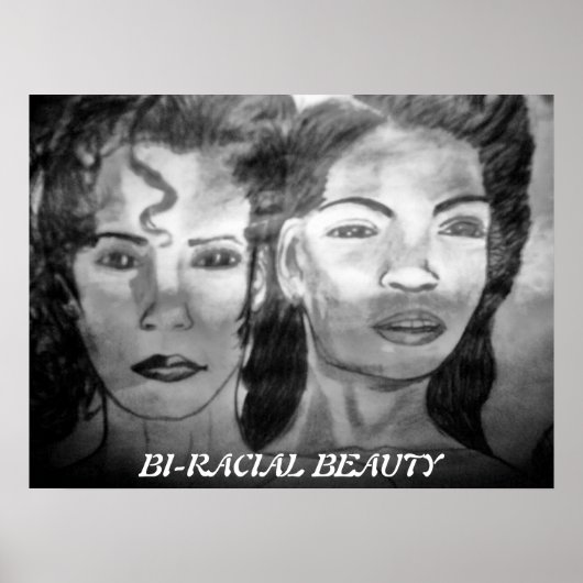 BI-RACIAL BEAUTY-poster Poster (Voorkant)