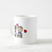 Bi-Racial Gay Couple Koffiemok (Voorkant links)