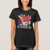 Bi Sensor On Bisexual Rainbow Pride Bisexuality LG T-shirt (Voorkant)