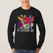 Bi Sensor On Bisexual Rainbow Pride Bisexuality LG T-shirt (Voorkant)
