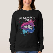 Bi Sensor On Bisexual Rainbow Pride Bisexuality LG Trui (Voorkant)