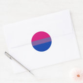 Bi-Sexual Pride Flag Ronde Sticker (Envelop)