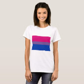 Bi-Sexual Pride Flag T-shirt (Voorkant volledig)