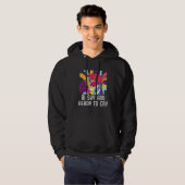 Bi Shy And Ready To Cry Bisexual Pride Bisexuality Hoodie (Voorkant volledig)