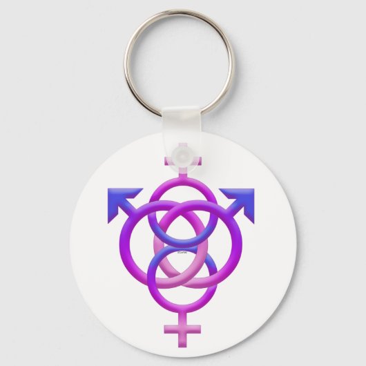 BI SWINGERS SYMBOOL SLEUTELHANGER (Voorkant)