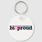 Bi&trotse witte Sleutelhanger (Voorkant)