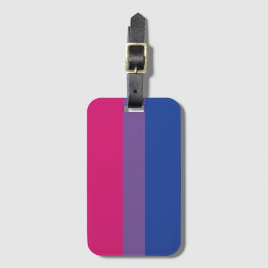 Bi-vlag Bagagelabel (Voorkant (verticaal))